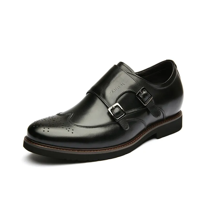 KAISER Dress Shoes Men Low Top Black/Black-0