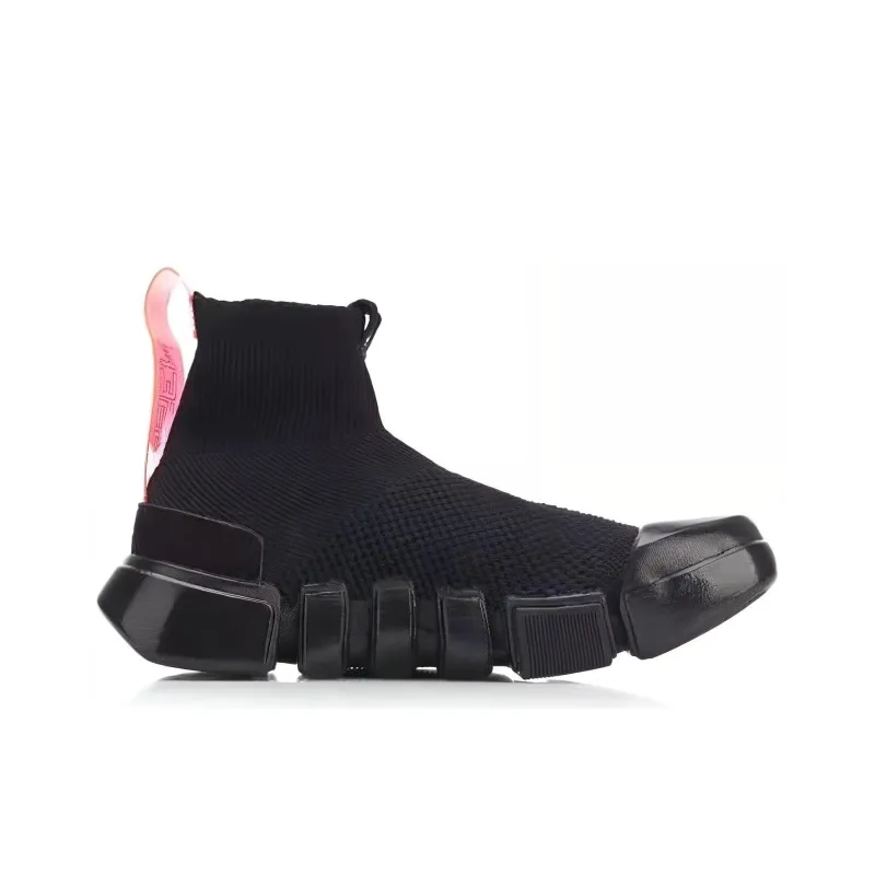 XINGJI x LiNing Paris Fashion Apparel Week Essence 2 Non-slip Lightweight High-Top Skateboard Shoes Men's Black Warrior-1
