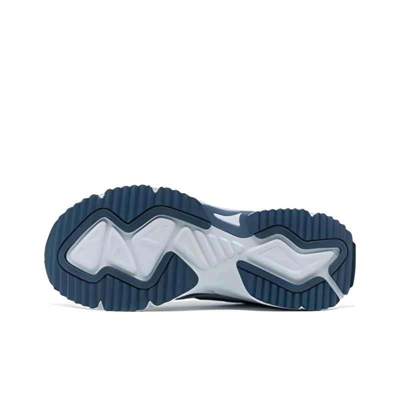 XTEP Cushioned Anti Slip And Wear Resistant Lightweight Low Top Running Shoes Men's Gray Blue-3