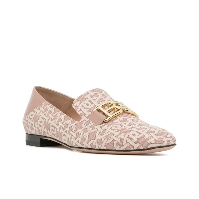 BALLY Logo-print Leather Loafers-2