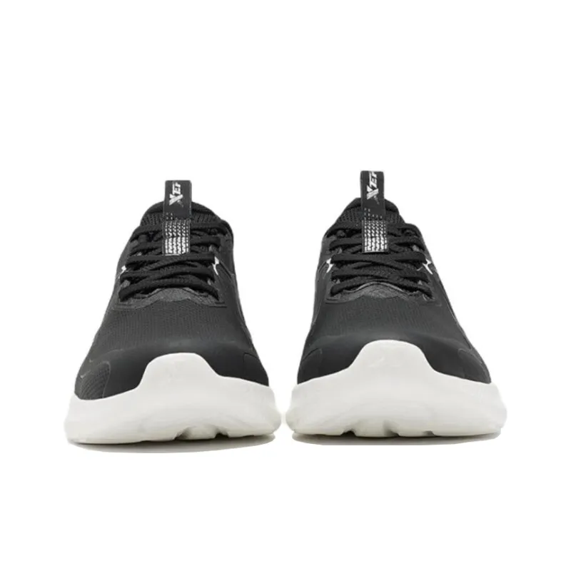 XTEP Shock Absorbers With Slip Resistant And Abrasion Resistant Properties Low Top Running Shoes Women's Black White-5