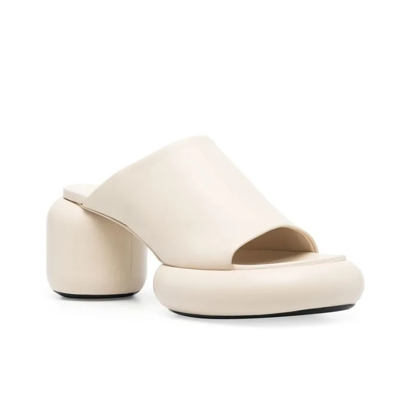 JIL SANDER Block-heel 45mm Sandals-1