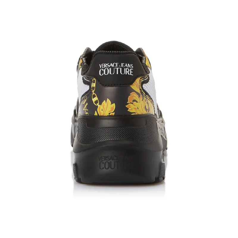 VERSACE JEANS COUTURE Low Top Casual Shoes Men's Black-4