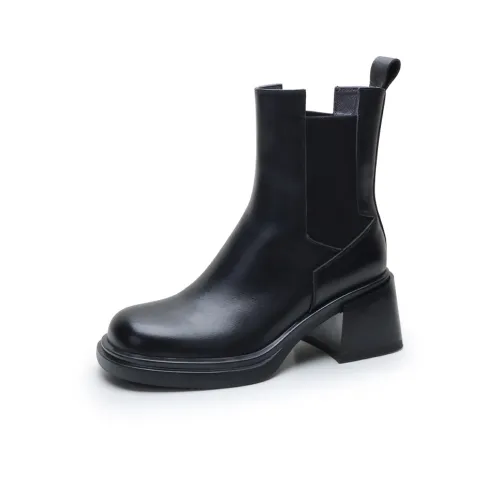 DUJIA&ANGEL Chelsea Boots Women's Black