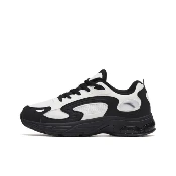 Anta Cushioning Anti Slip And Wear Resistant Low Top Running Shoes Women's White Black