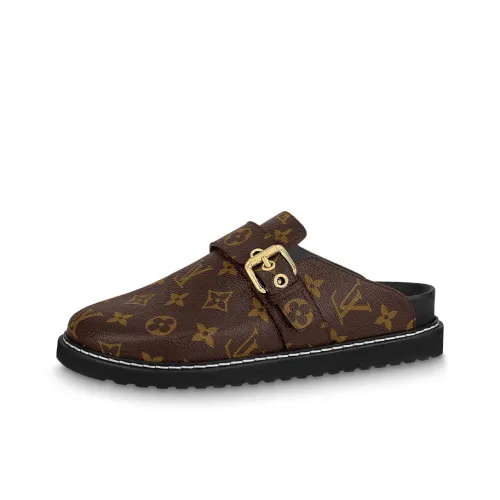 LOUIS VUITTON Cosy Closed Toe Slippers Women's