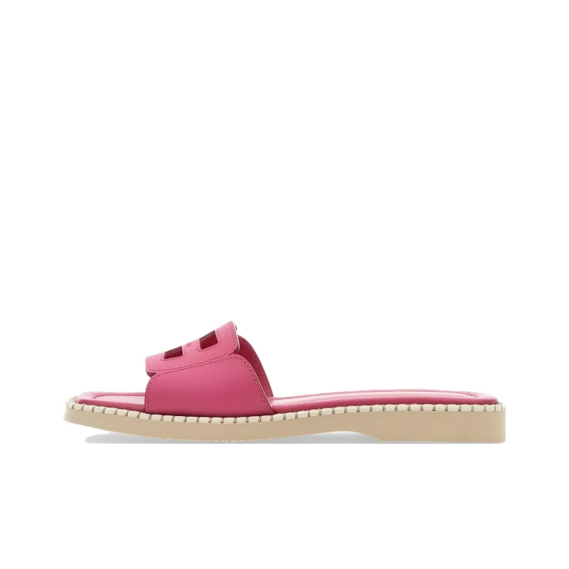 HOGAN H638 Cut-Out Flat Sandals Women's-0