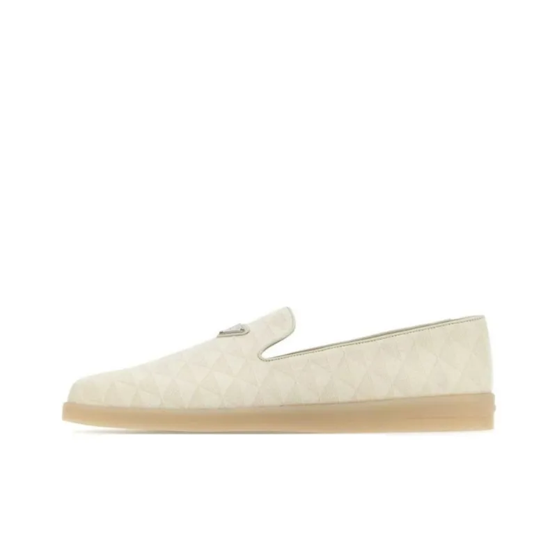 PRADA Men's Casual Shoes Men Low Top Beige-0