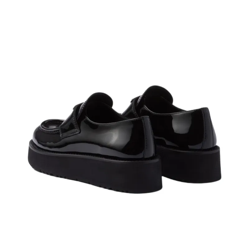 PRADA Casual Single Shoes 4.5cm Women's Black-5