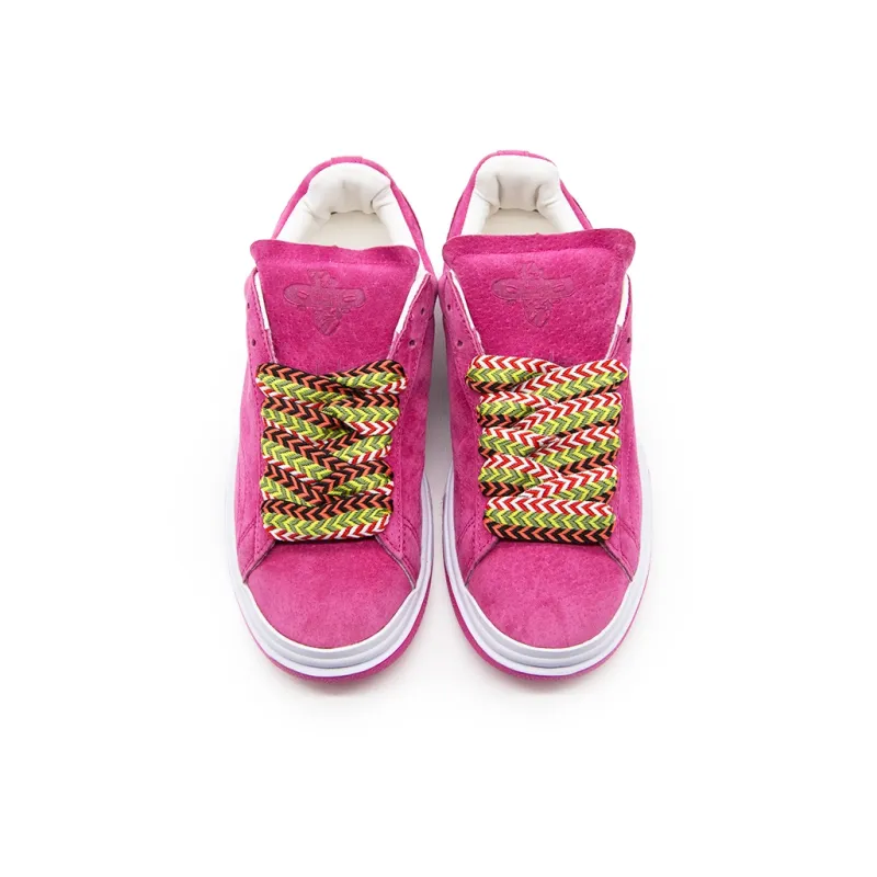 Shionpo Casual Shoes Anti-Slip And Wear-Resistant Breathable Low-Top Skateboard Shoes Unisex Dragon Fruit Red-3