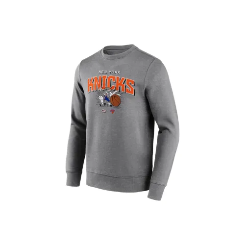 NBA New York Knicks Sweatshirts Men Gray