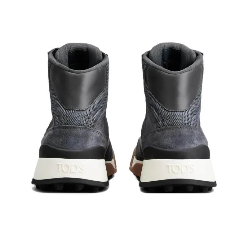 TOD'S High Top Stylish Skateboarding Shoes Men's Gray-3