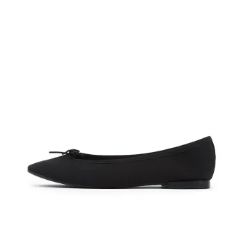 Repetto Cendrillon Canvas Flat Shoes Women's Black