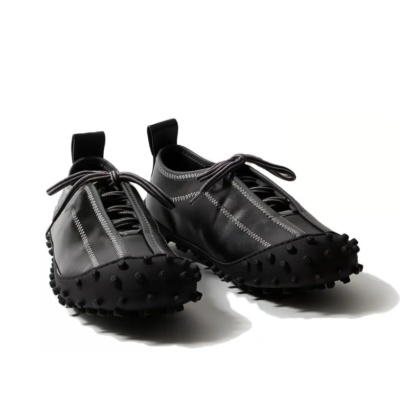Sunnei Decorative-stitching Round-toe Sneakers-1
