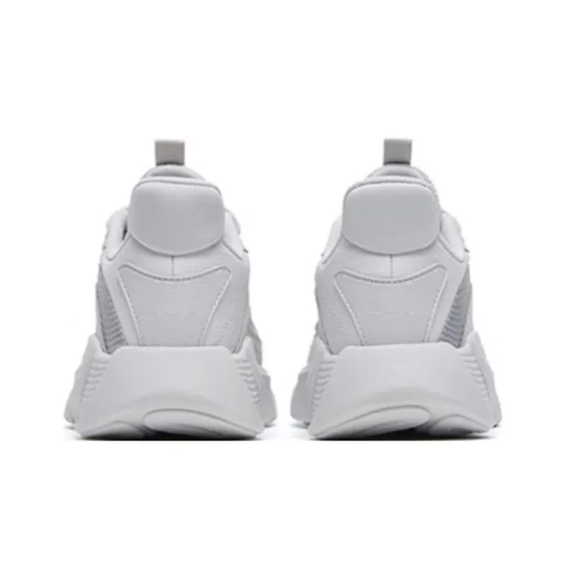 Anta Chao Bai Cushioning Anti Slip And Wear Resistant Low Top Sports Casual Shoes White Gray-3