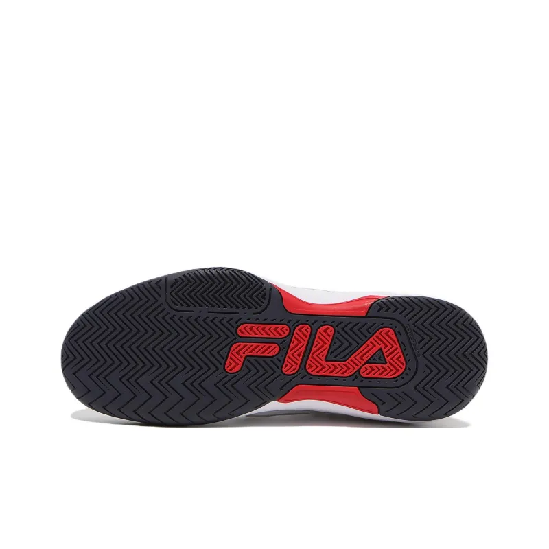 FILA Stroke 2 T3 Stroke 2 T3 Slip Resistant Balance Rebound Low Top Tennis Shoes Unisex White Gray Korean Style-4