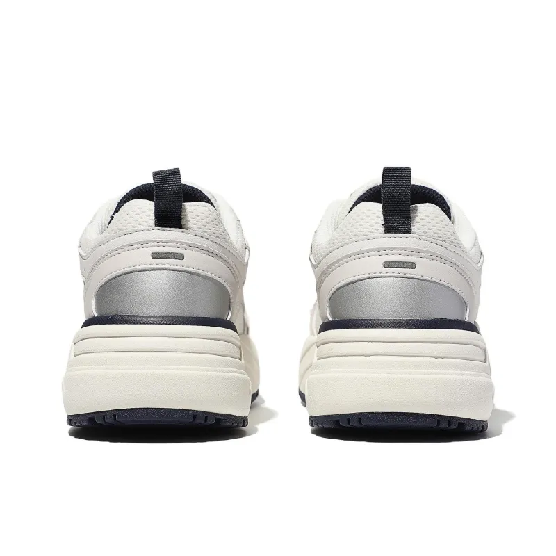 FILA Cushioned Anti-Slip Wear-Resistant Breathable Lightweight Low-Top Casual Shoes Unisex White Gray Korean Style-3