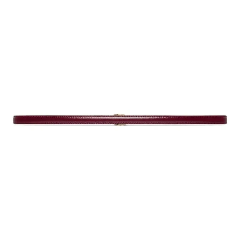 GUCCI Gg Leather Belt-1
