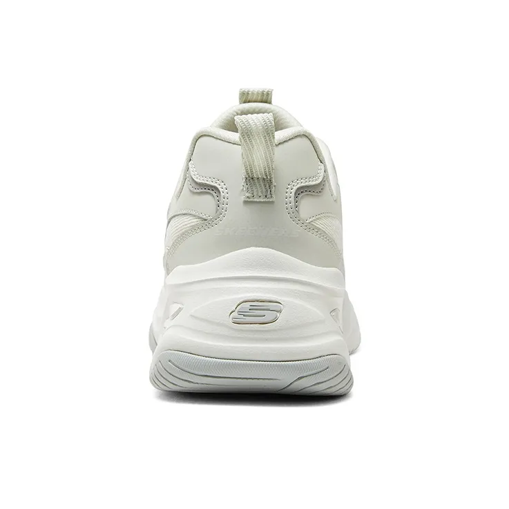 Skechers D'Lites 4.0 Shoes 'White Light Grey'-4