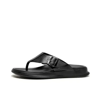 LEAVELAND Stylish Sandals Men's Black
