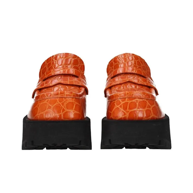 MARNI Platform Shoes Women's Orange-3