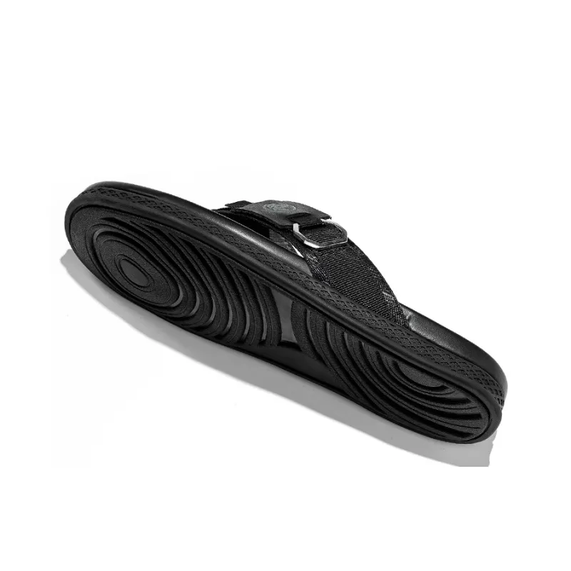 LEAVELAND Stylish Sandals Men's Black-4