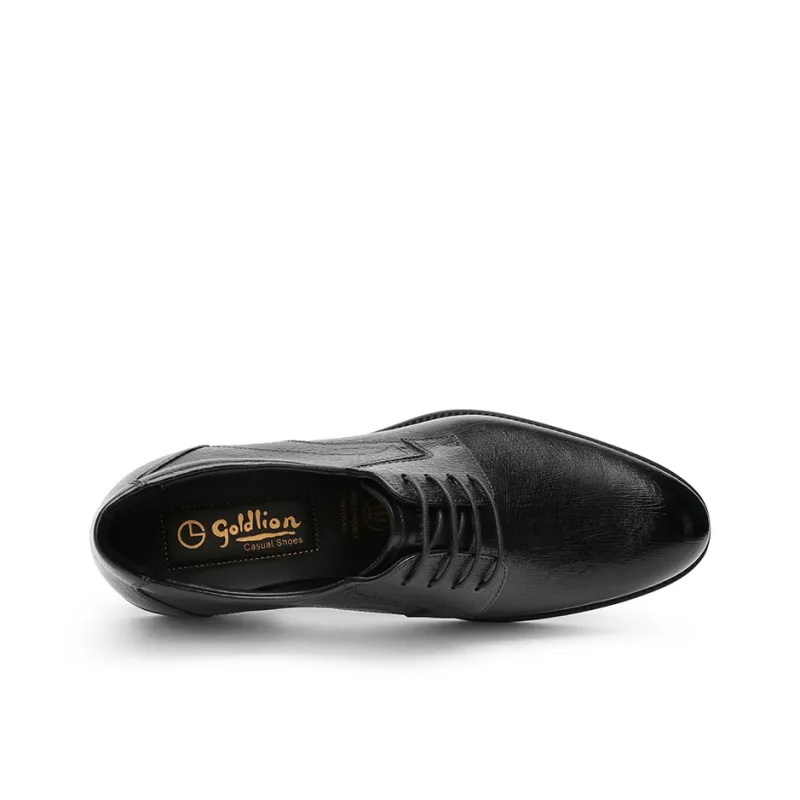 GOLDLION Dress Shoes Men Low Top Brown/Black-7