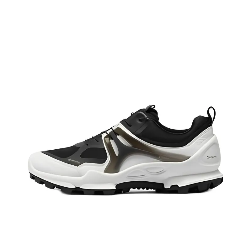 Ecco Low-Top Chunky Sneakers Black White-0