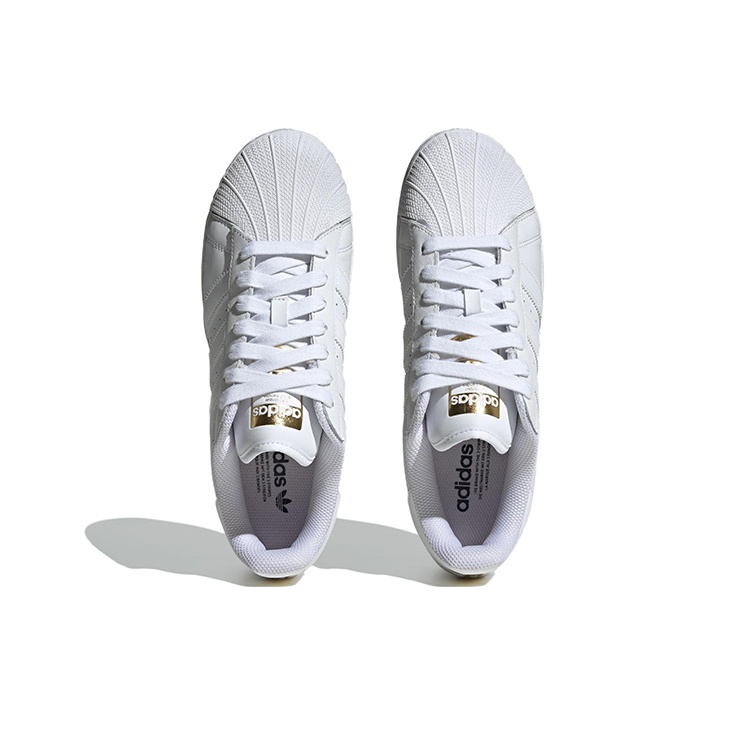 Superstar Adidas Originals Xlg White Gold Metallic POIZON