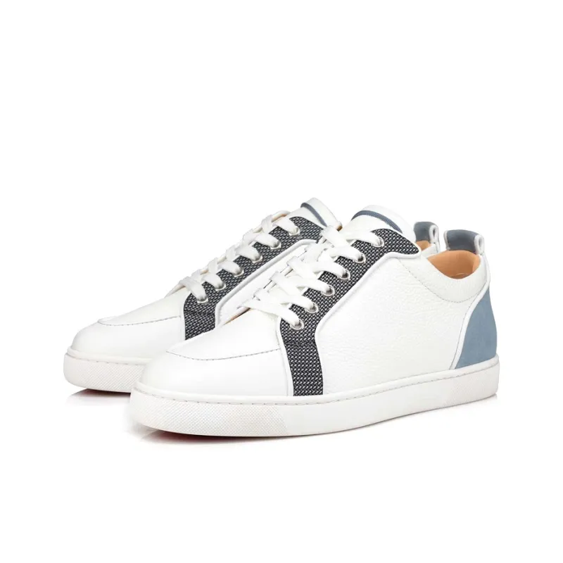 CL LUBOTING Low Top Stylish Skateboarding Shoes Men's White-2