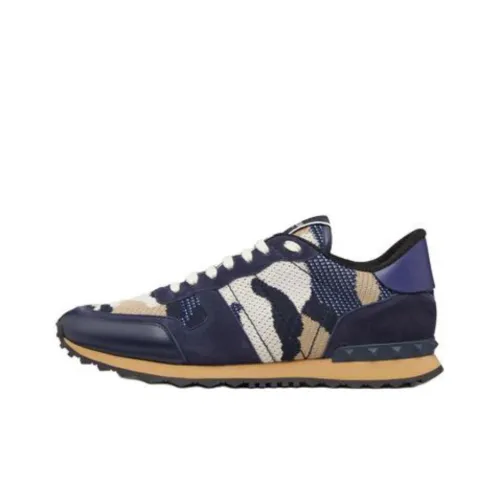 Valentino Garavani Camouflage Rockrunner Low-top Sneakers