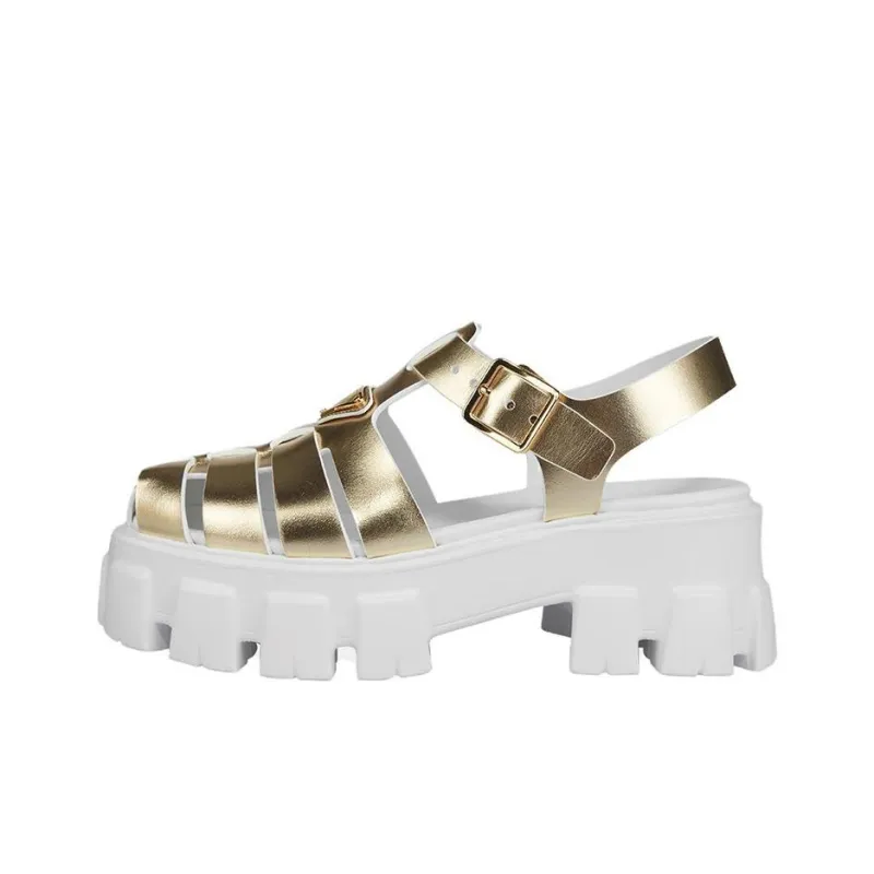 PRADA River Trekking Shoes Women's Gold-0