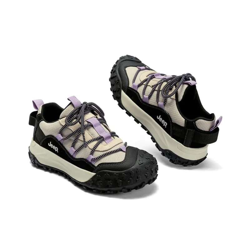 Jeep Anti-Slip And Wear-Resistant Breathable Low-Top Hiking Shoes Women's-6