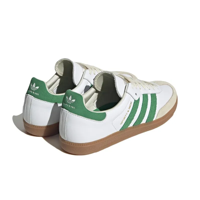 Adidas Samba Og Sporty & Rich White Green-3