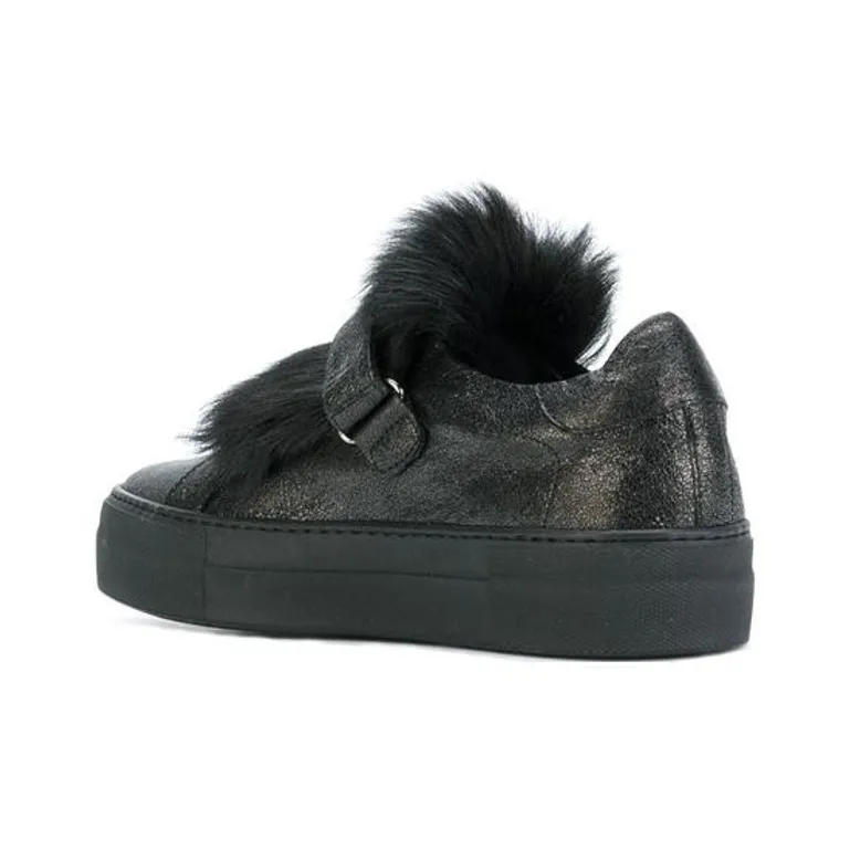 Moncler Low Top Stylish Skateboarding Shoes Women's Black-2