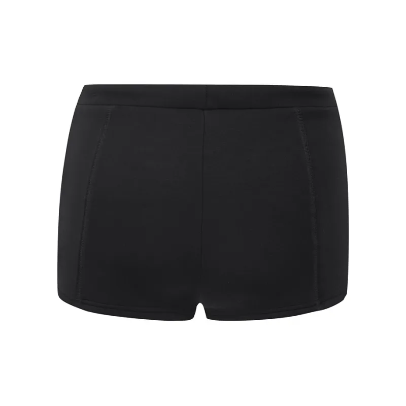 Ariseism Hot Girl Sports Black Tight Fit Drawstring Casual Shorts Women's-1