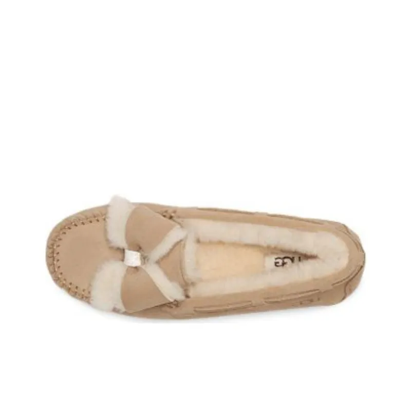 UGG Dakota Fur Bow 'Sand' Women's-3