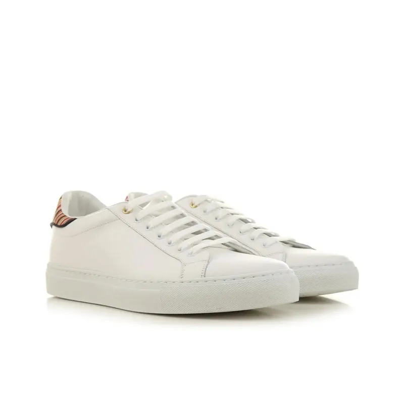 Paul Smith Low Top Stylish Skateboarding Shoes Men's White-1