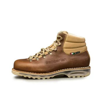 Zambella Waterproof And Breathable Support Lightweight Mid-Top Hiking Trekking Shoes Men's Brown