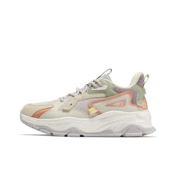 361° Rock Essence 2.0 SE Anti Slip Wear Resistant Low Top Sports Casual Shoes Women's Beige Purple Green