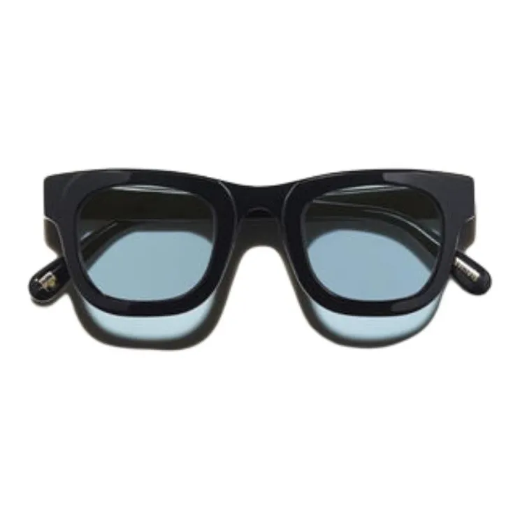 MOSCOT Acetate Rectangular Sunglasses Men's Black-1