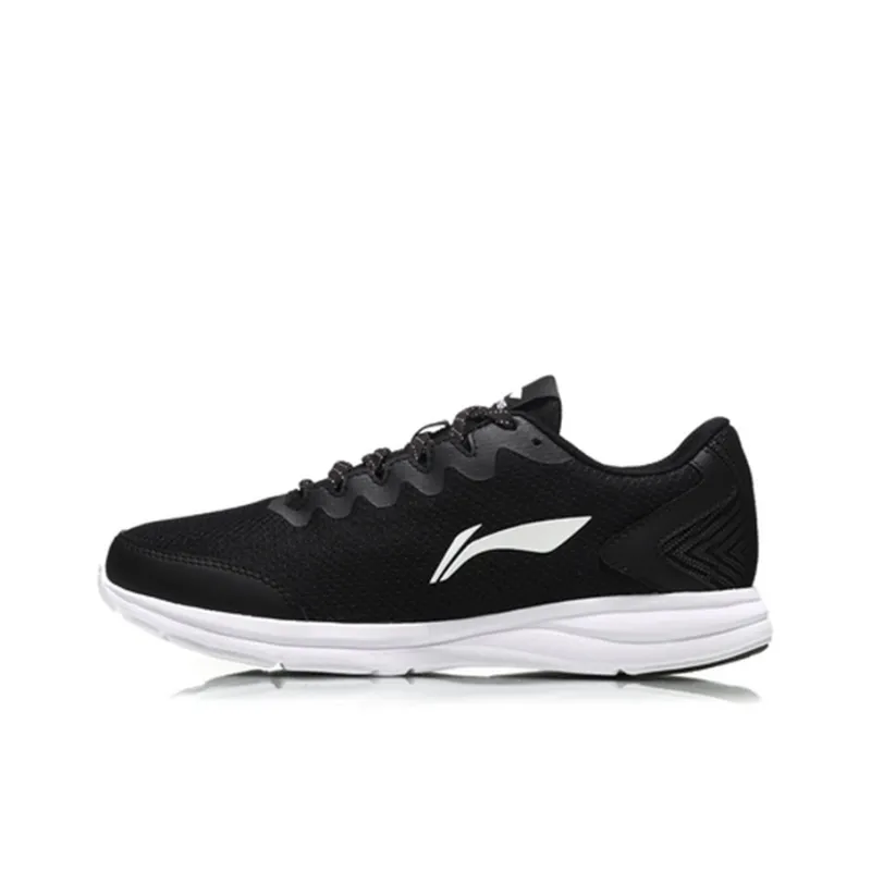 LiNing Non slip Lightweight Low Top Running Shoes Unisex Black-0