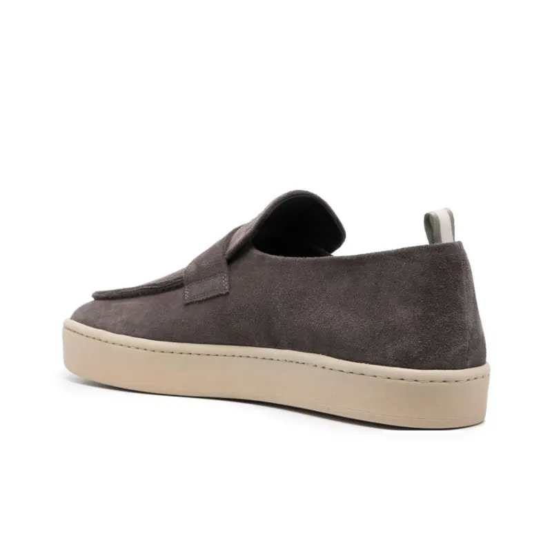 Officine Creative Almond toe Leather Loafers-3