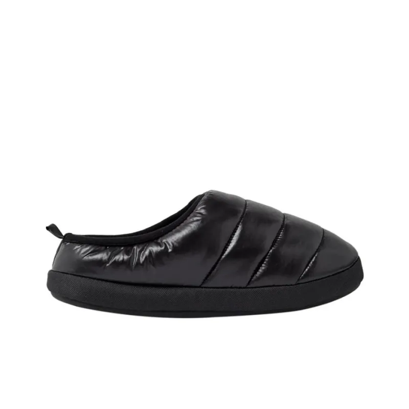 PUMA Rubber Sole Slip-Resistant Wrap-toe Slippers Unisex Black-1