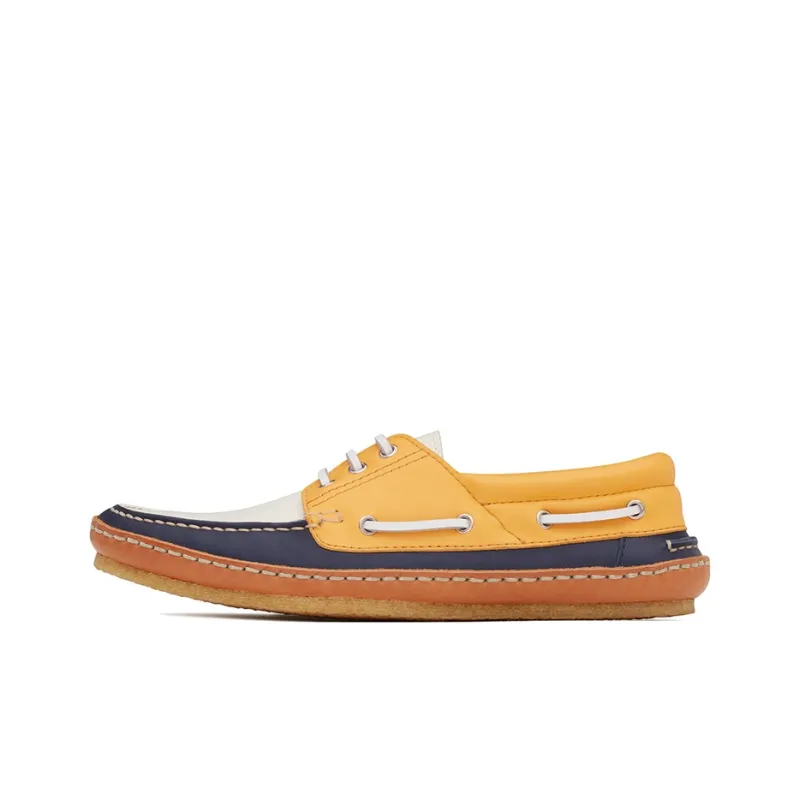 SAINT LAURENT Ashe Colour-block Boat Shoes-0