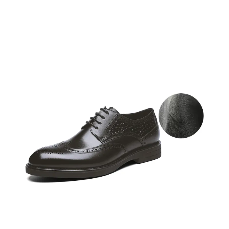 WEISHIBANGWEI Dress Shoes Men's Black-4