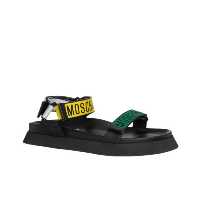 MOSCHINO Strap Sandals Men's Black-1