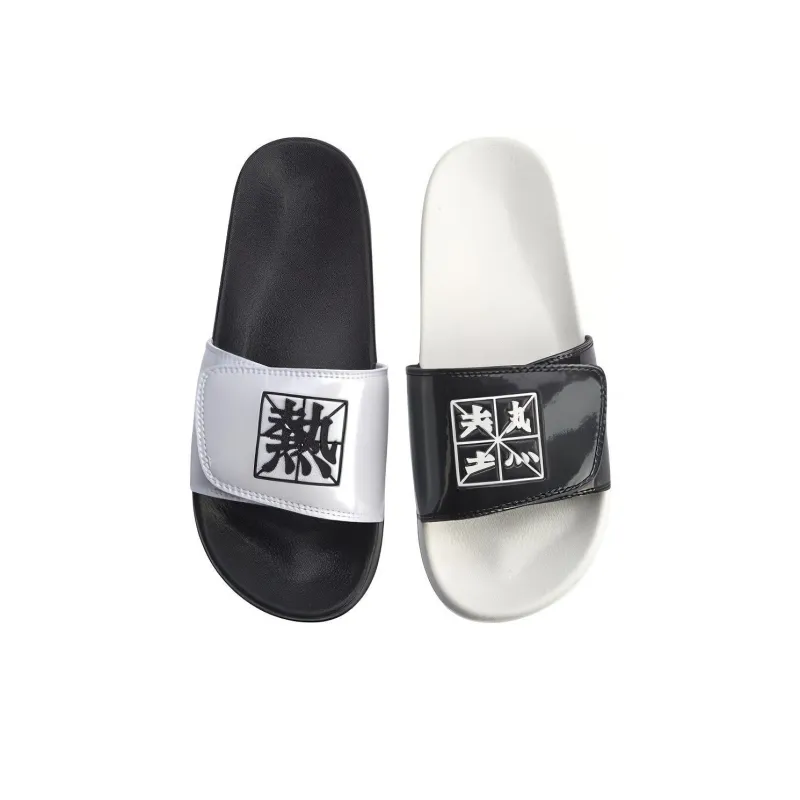 Disney x LiNing Quiet Abrasion Resistant Slide Slippers Unisex Black White-3