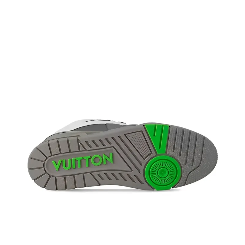 LOUIS VUITTON Lv Skate Sneaker Grey Green-4