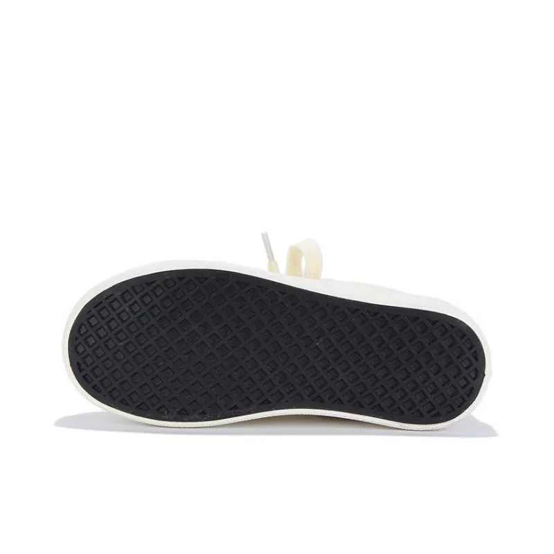 Binya Abrasion Resistant Low Top Skateboard Shoes Women's Beige-5